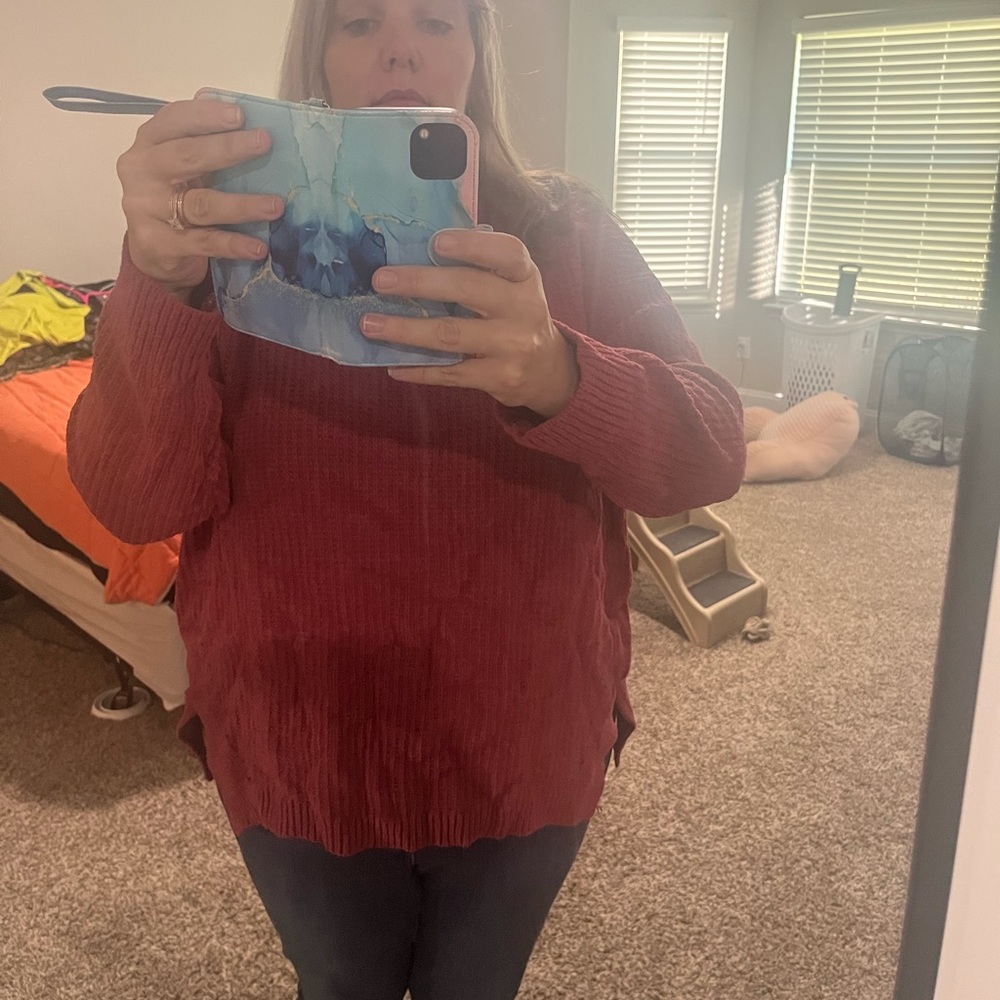 A New Day Mauve Pink Sweater